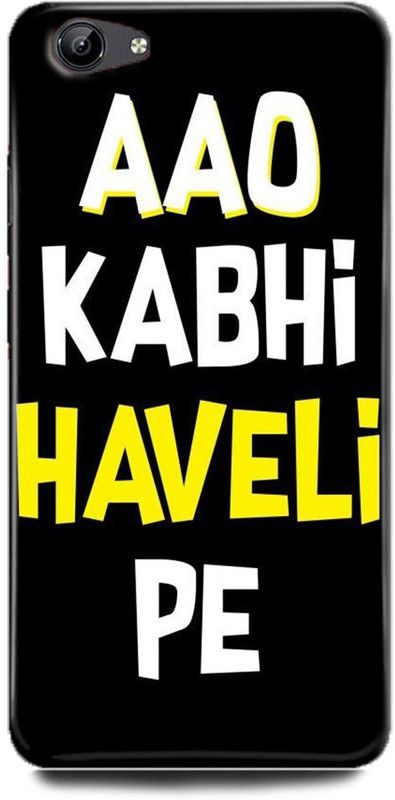 FIKORA Back Cover for OPPO A83 (2018 Edition)/OPPO A83/CPH1729 AAO KABHI HAVELI PE PRINTED  (Multicolor, Hard Case, Pack of: 1)