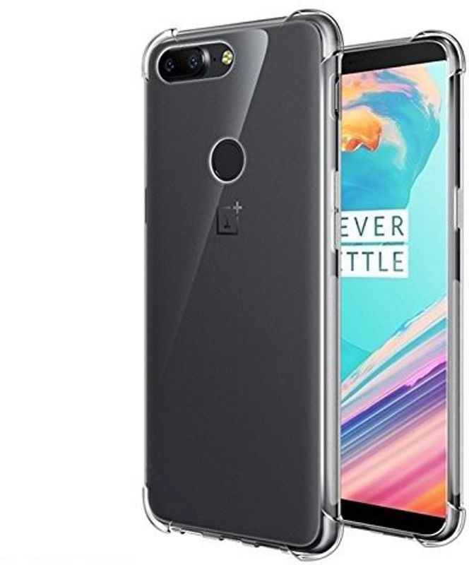 Elica Bumper Case for OnePlus 5T  (Transparent, Shock Proof, Silicon, Pack of: 1)