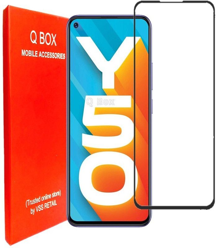 Q Box Edge To Edge Tempered Glass for VIVO Y50  (Pack of 1)