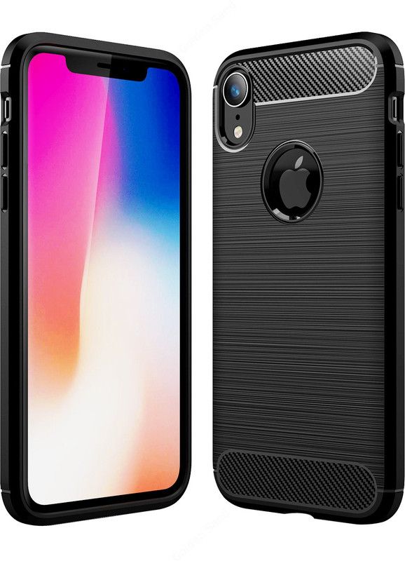 Golden Sand Back Cover for Apple iPhone XR  (Black, Shock Proof, Pack of: 1)