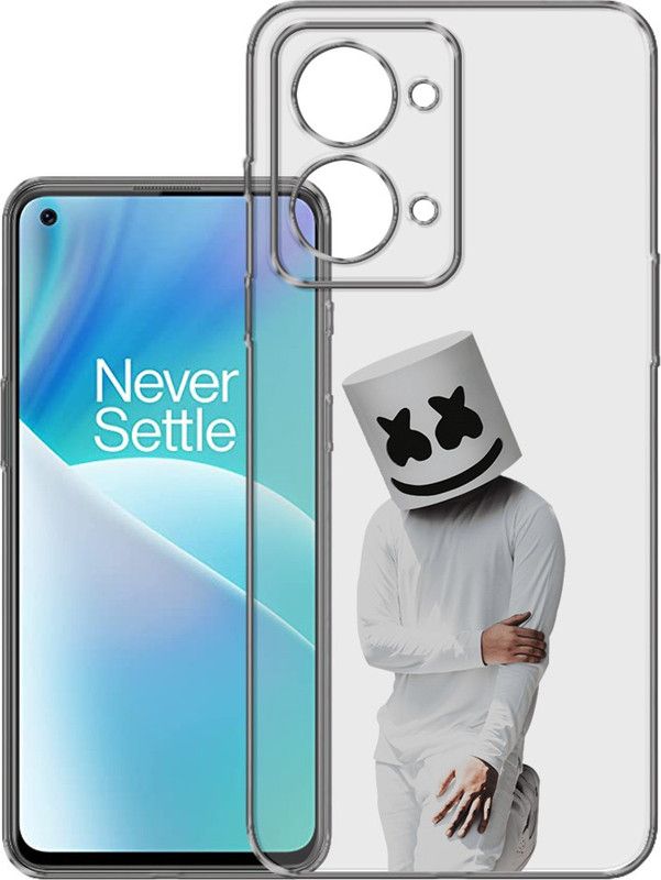 HANIRY Back Cover for Oneplus Nord 2T 5G, CPH2401 back cover, MARSHMELLOW, Designer, PNG_10  (Multicolor, Flexible, Silicon, Pack of: 1)