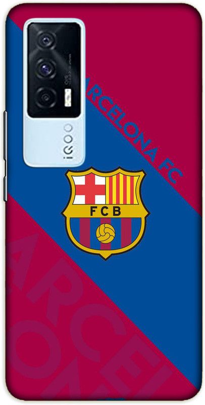 iprinto Back Cover for iQOO 7, iQOO 7 5G FCB Back Cover  (Red, Hard Case, Pack of: 1)