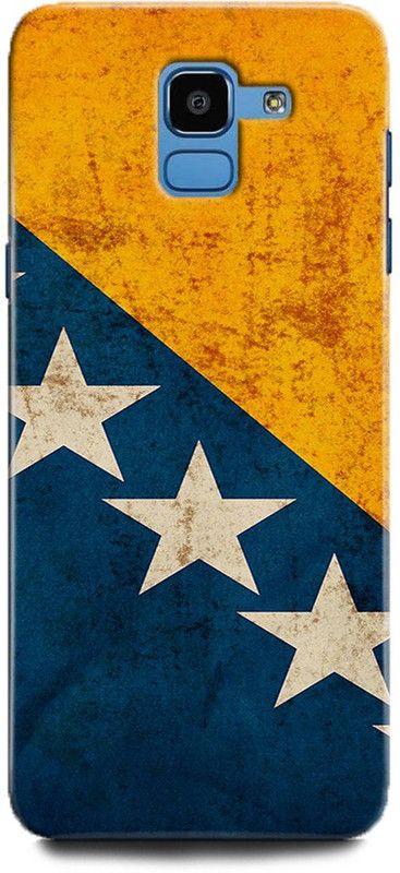 Afterglow Back Cover for SAMSUNG Galaxy On6 BIH FLAG, FLAG, STARS, BOSNIA FLAG, HERZEGOVINA  (Multicolor, Shock Proof, Pack of: 1)