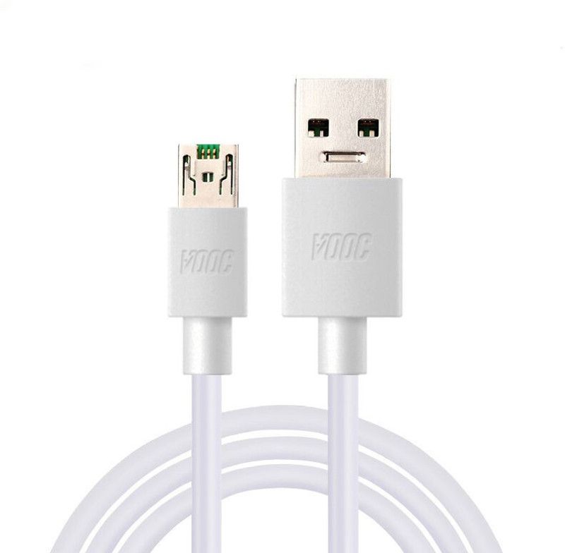 SANNO WORLD Micro USB Cable 1.5 m SND2_1985  (Compatible with Oppo R15 / Oppo R 15, White, One Cable)