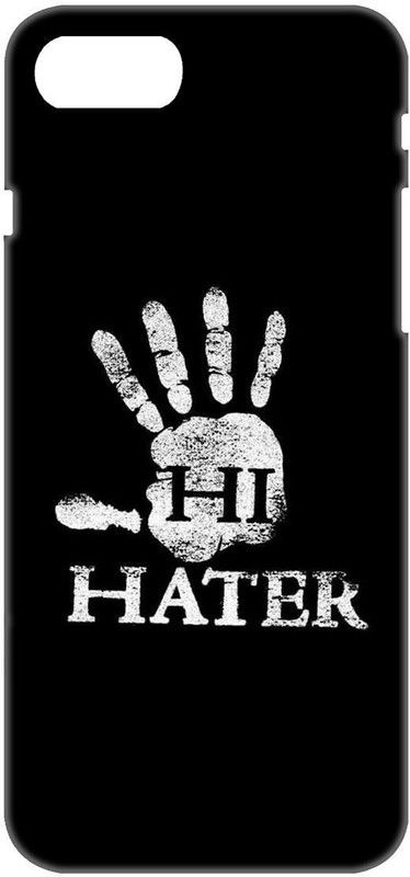 Smutty Back Cover for Apple iPhone 8 - Hi Hater Print  (Multicolor, Hard Case, Pack of: 1)