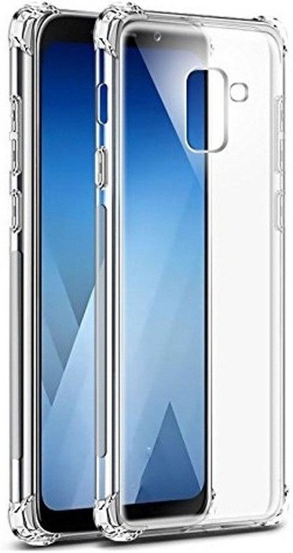 Spectacular ace Back Cover for Samsung A8 Plus (2018)  (Transparent, Dual Protection, Silicon, Pack of: 1)