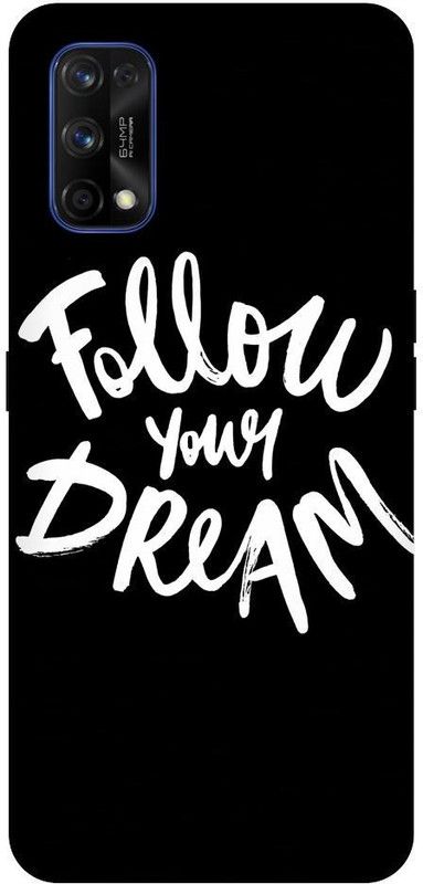 URCHIN Back Cover for Narzo 20Pro follow your dream, motivational, black  (Multicolor, Shock Proof)