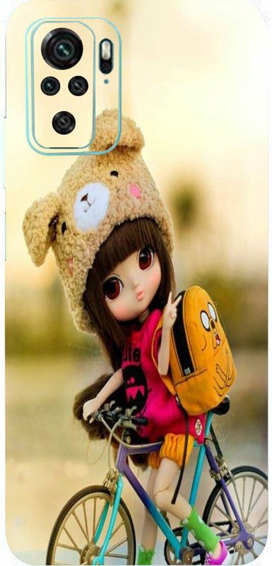 LAMHA Redmi Note 10s Mobile Skin  (Ultra Cutie Pie Girl With High Matte Finish.)