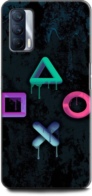 Afterglow Back Cover for Realme X7 GAME CONSOL, GAME, PLAYER, GAME, BUTTONS, NEON, COLOURFULL  (Multicolor, Shock Proof, Pack of: 1)