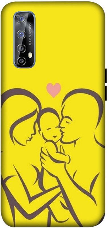 LUCKY MOBI.COM Back Cover for REALME NARZO 20 PRO  (Yellow, Waterproof, Pack of: 1)