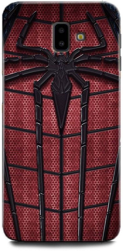 Afterglow Back Cover for SAMSUNG Galaxy J6 Plus SPIDERMAN, MARVAL, SUPERHERO, COMIC, PETER PARKER, BLACK SPIDERAN  (Multicolor, Shock Proof, Pack of: 1)