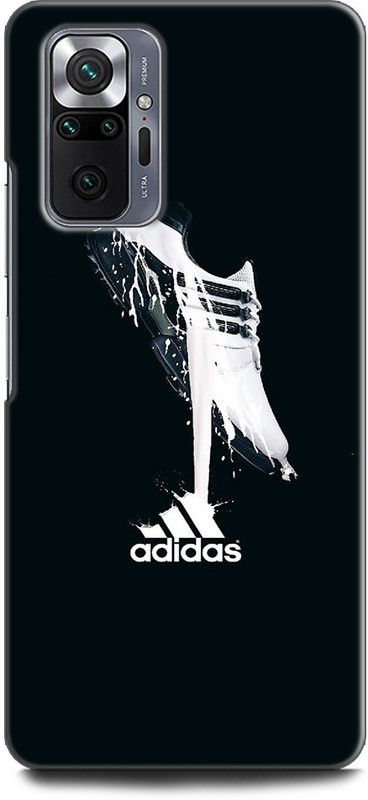KEYCENT Back Cover for REDMI Note 10 Pro ADIDAS, ADIDAS SNEAKERS, LOGO, ADIDAS SHOES, BLACK N WHITE  (Multicolor, Pack of: 1)