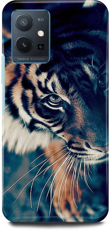 FIKORA Back Cover for OnePlus Nord CE 2 5G, TIGER, KING, OF, FOREST, CHEETHA  (Brown, Hard Case, Pack of: 1)