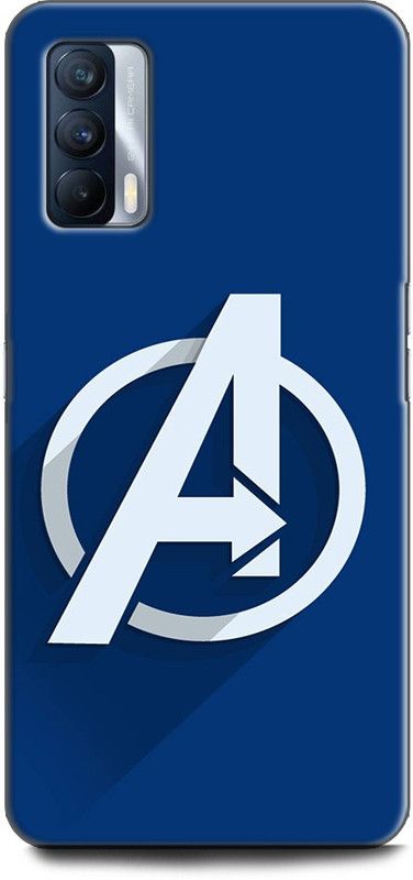 Afterglow Back Cover for Realme X7 AVENGERS LOGO, AVENGERS SIGN, MARVEL, AVENGER, COMIC  (Multicolor, Shock Proof, Pack of: 1)