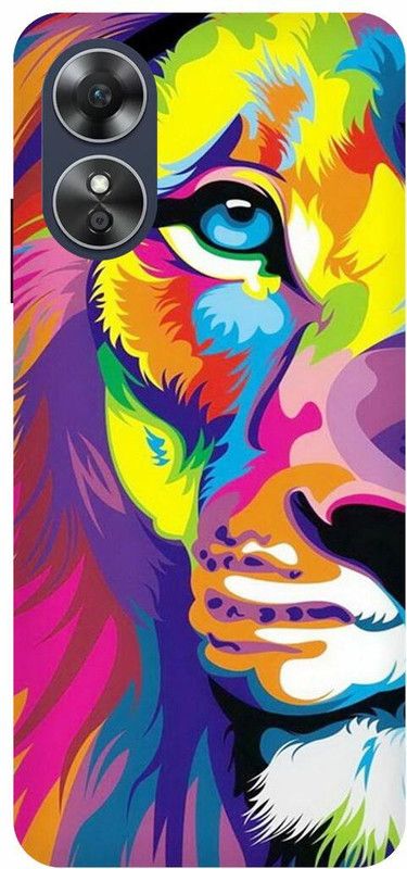 PICHKU Back Cover for OPPO A17- CPH2477-IPHONE,BEST,WALLPAPER,LION,TIGER,NATURE  (Multicolor, Hard Case, Pack of: 1)