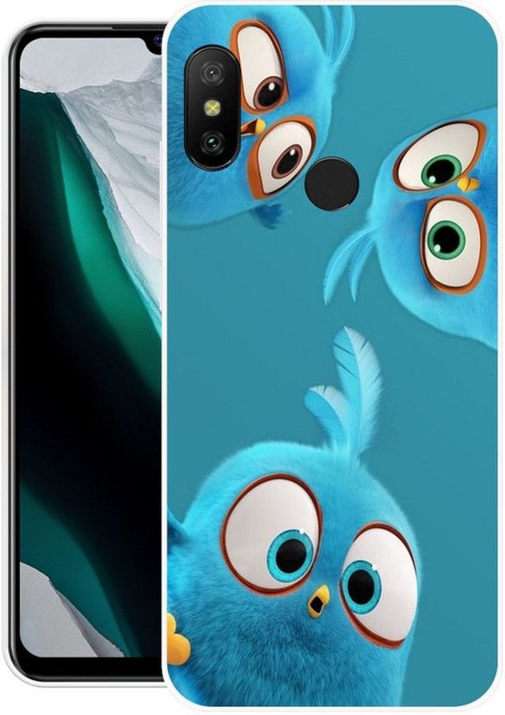 PRINTGARD Back Cover for Mi Redmi 6 pro  (Multicolor, Grip Case, Silicon)