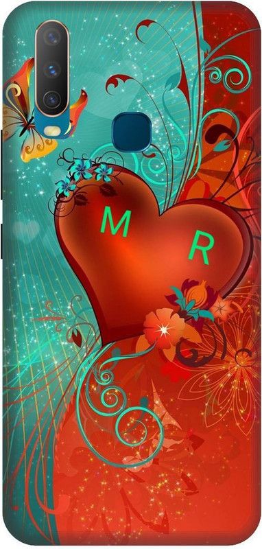 Thecoverking Back Cover for Vivo Y12 (M,R letter,M,R alphabet,M,R word, M,R name, heart, cases cover  (Multicolor, Waterproof, Pack of: 1)