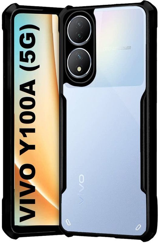 Aaralhub Back Cover for vivo Y100 5G  (Red, Grip Case, Pack of: 1)