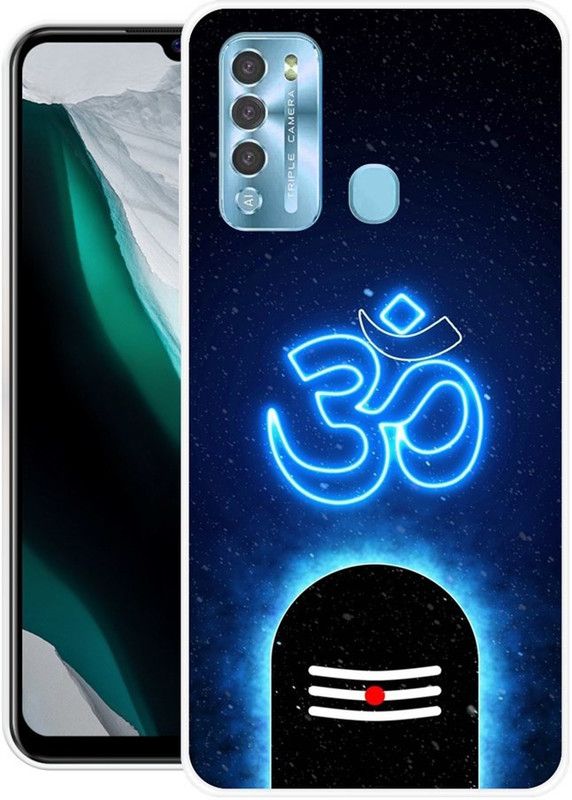 Chahar Back Cover for Itel Vision 2  (Blue, Grip Case, Silicon, Pack of: 1)