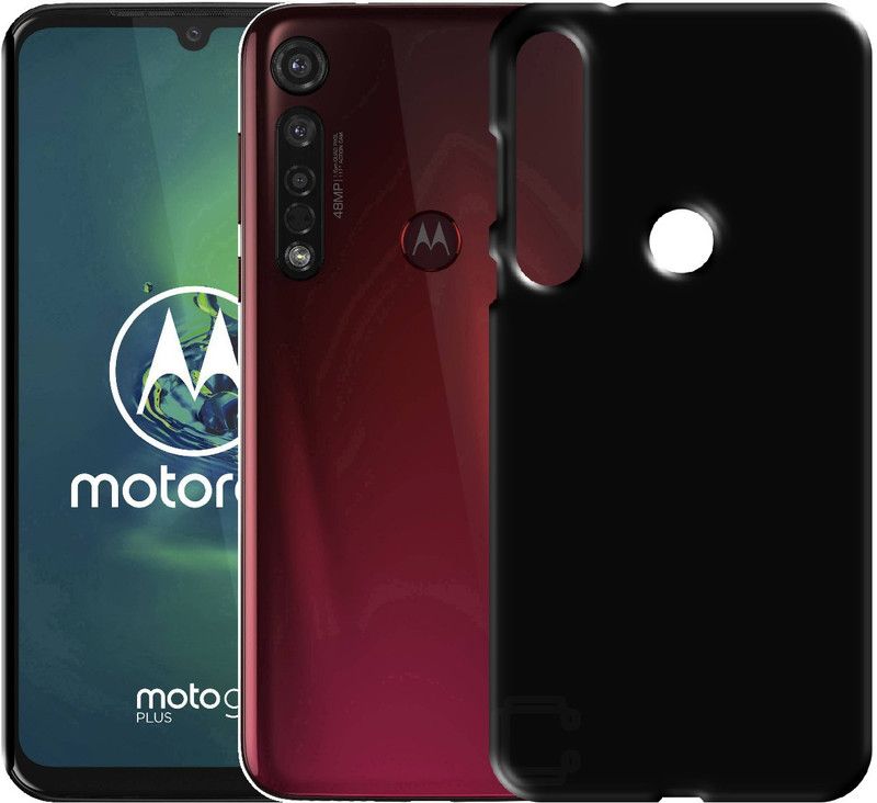 CASE CREATION Back Cover for Motorola Moto G8+  (Black, Dual Protection, Pack of: 1)