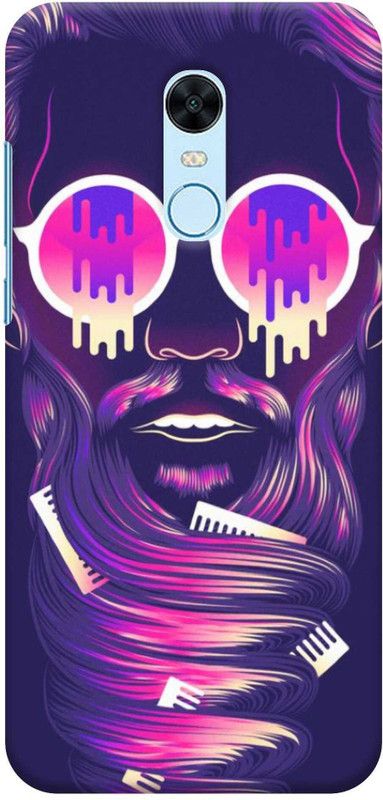 NICPIC Back Cover for Mi Redmi 5 Plus  (Multicolor, 3D Case, Pack of: 1)