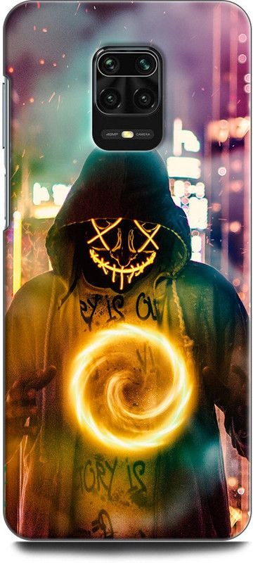 KEYCENT Back Cover for REDMI Note 9 Pro Max MARSHMELLO, DJ, EDM, MUSIC, SMILEY, FUNNY  (Multicolor, Shock Proof, Pack of: 1)