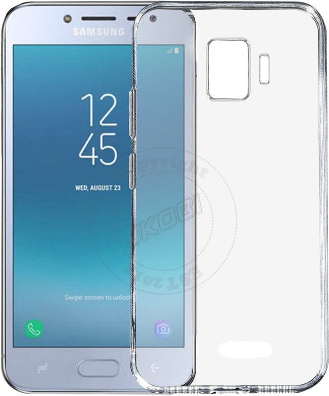 CELLCAMPUS Flip Cover for Samsung Galaxy J4  (Transparent, Shock Proof, Pack of: 1)
