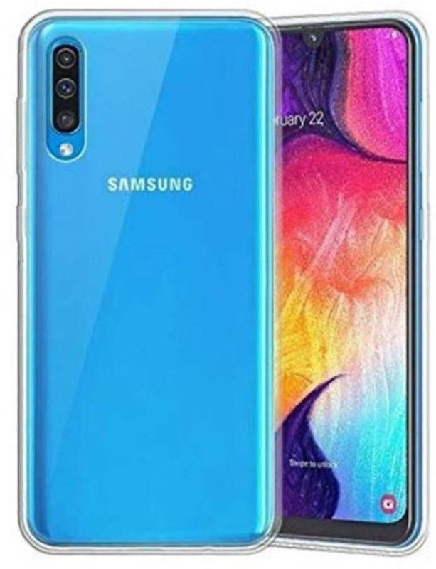 CHATURVEDH Back Cover for Samsung Galaxy A50  (Transparent, Silicon, Pack of: 1)