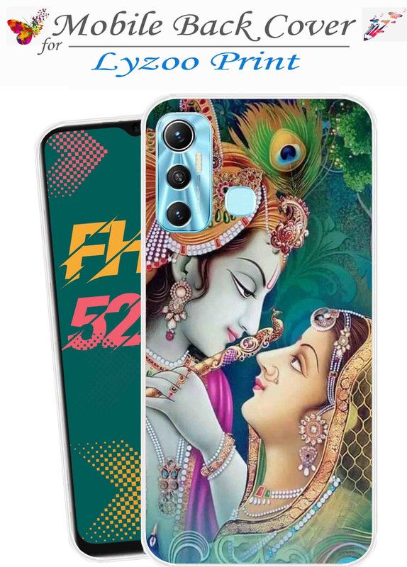 Lyzoo Back Cover for Infinix Hot 11  (Multicolor, Flexible, Silicon, Pack of: 1)