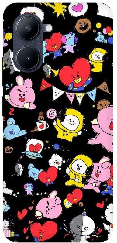 Vinsmoke Back Cover for Realme C33 BT21-BTS-koya-RJ-Shooky-Mang-Chimmy-Tata-Cooky-170  (Multicolor, Shock Proof)