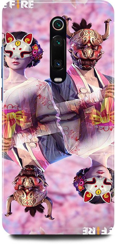FRONK Back Cover for Redmi K20, MZB8194IN, FREE, FIRE, GAME, GIRL, BOY, TEAM  (Purple, Hard Case, Pack of: 1)