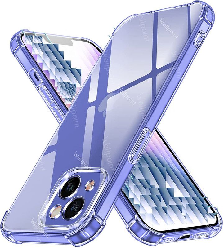 Wellpoint Back Cover for APPLE iPhone 14  (Transparent, Grip Case, Pack of: 1)