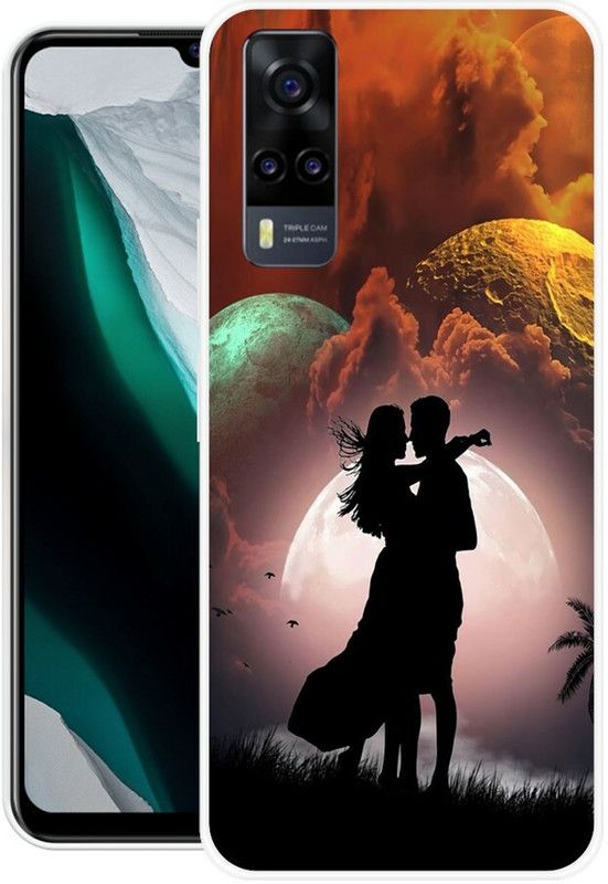 KUDI Back Cover for Vivo Y31  (Multicolor, Grip Case, Silicon)