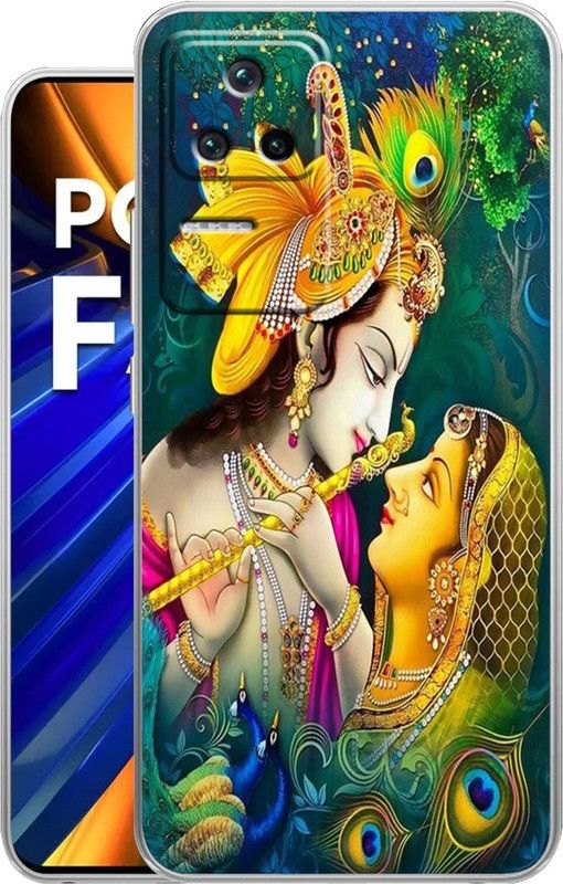 Selfless Back Cover for POCO F4 5G back glass  (Multicolor, Dual Protection, Silicon, Pack of: 1)