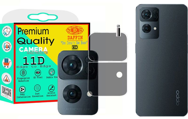 Daffin Back Camera Lens Glass Protector for Oppo Reno7 Pro 5G  (Pack of: 1)