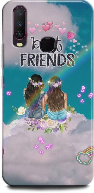 INDICRAFT Back Cover for Vivo Y15, Vivo 1901, Feiends, Printed  (Multicolor, Shock Proof, Pack of: 1)
