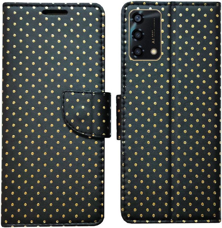 AD Enterprises Flip Cover for Oppo F19s in High Quality Material  (Black, Magnetic Case, Pack of: 1)