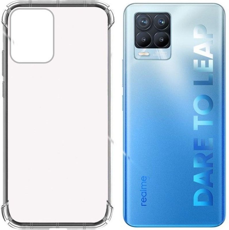 YECALA Back Cover for Realme 8 (5g)  (Transparent, Silicon)