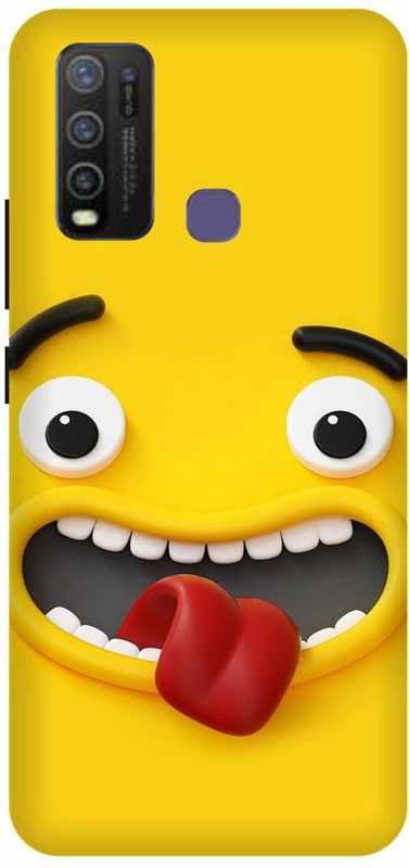 FRONK Back Cover for vivo Y50, vivo 1935, YELLOW, MINIONS, CARTOON, FUNNY  (Yellow, Hard Case, Pack of: 1)