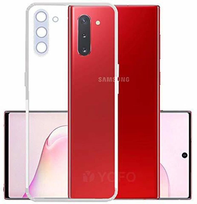 forcho Back Cover for Silicon Back Cover Case for Samsung Note 10 (Transparent) Camera Protection  (Transparent, Flexible, Silicon, Pack of: 1)