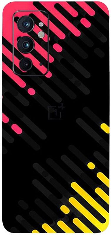 AsSkin OnePlus 9R T Mobile Skin  (Ultra Super Abstract Lines Skin With High Gloss Finish).)
