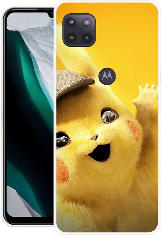 Krtagy Back Cover for Motorola Moto G 5G  (Yellow, Dual Protection, Silicon, Pack of: 1)