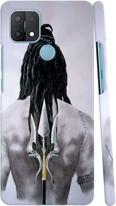 GS PANDA COLLECTIONS Back Cover for OPPO A15  (Grey, Black, Pack of: 1)