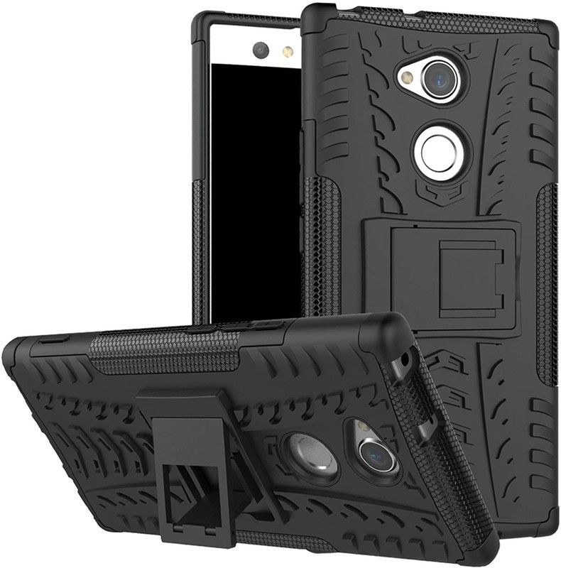 FITSMART Back Cover for Sony Xperia XA2 Ultra  (Black, Rugged Armor, Pack of: 1)