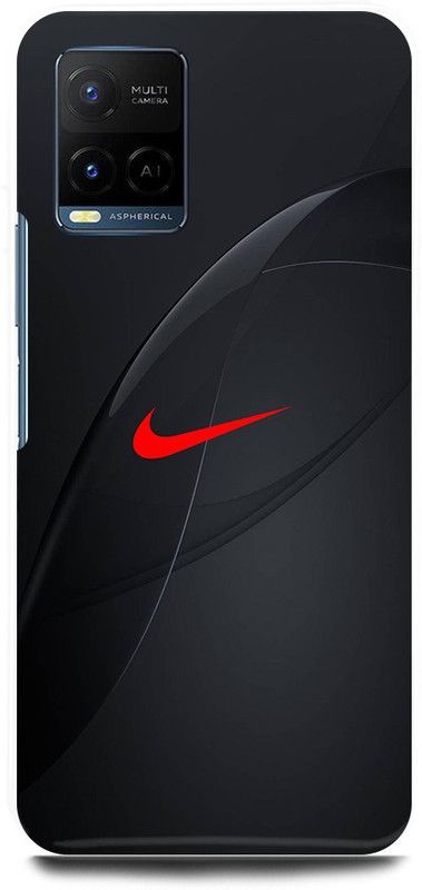 play fast Back Cover for Vivo Y21E NIKE, SIGN, LOGO, EMBLEM  (Black, Hard Case, Pack of: 1)