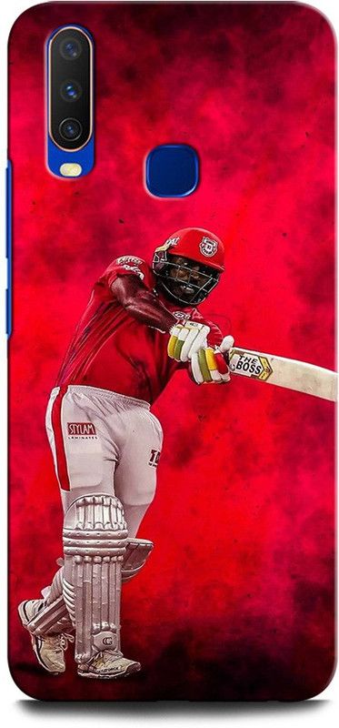 GRAFIQE Back Cover for Vivo Y17 1902 CHRIS GAYLE, CRICKETER, UNIVERSAL BOSS  (Multicolor, Shock Proof, Pack of: 1)