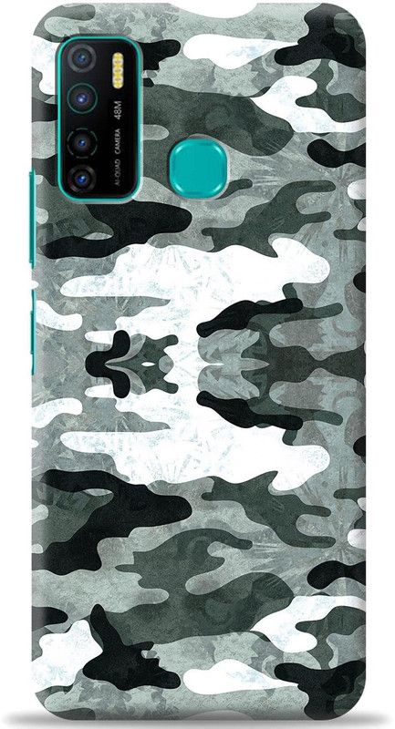 Loffar Back Cover for Infinix Hot 9  (Grey, Shock Proof, Pack of: 1)