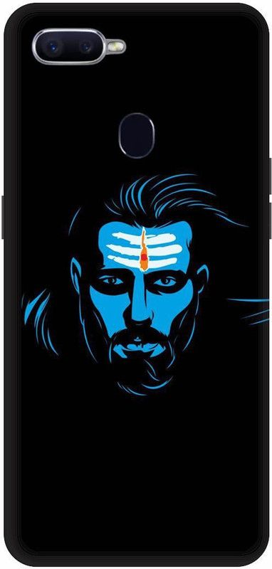SSMORYA Back Cover for OPPO F9 Shiv Mahadev Printed Back Cover  (Multicolor, Waterproof, Pack of: 1)
