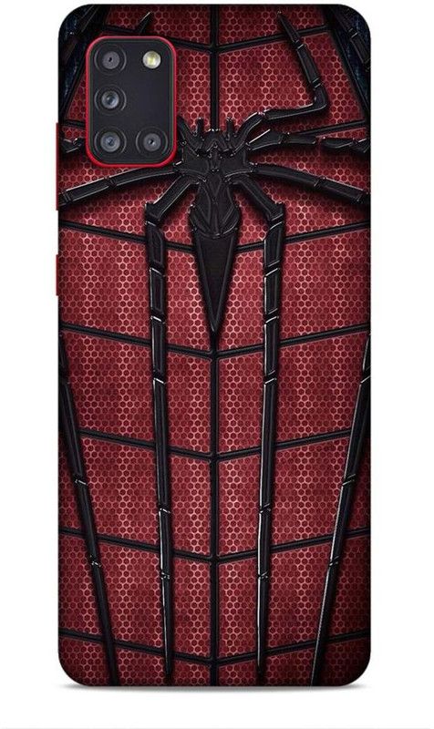Printabulous Back Cover for Samsung Galaxy A31  (Maroon, Black, Waterproof)