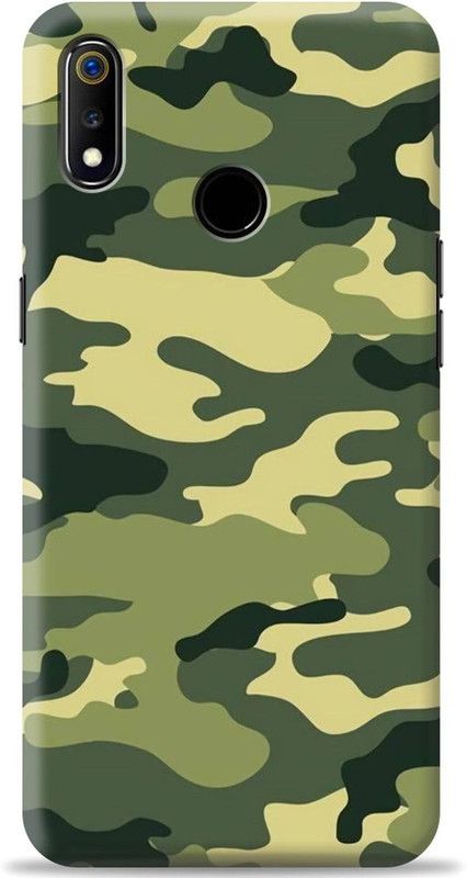 Crafter Back Cover for Realme 3i  (Green, Shock Proof, Pack of: 1)